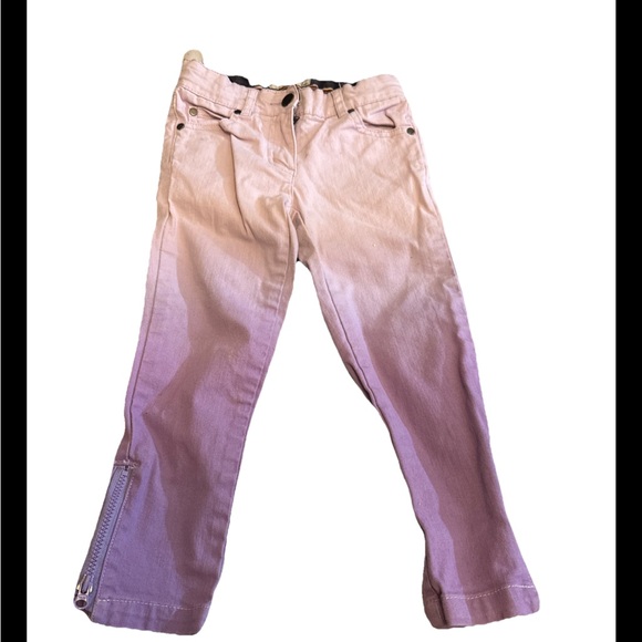 Stella McCartney Kids Other - Stella McCartney Vintage Kids Purple Acid Wash Jeans Sz 4 Cotton Blend Zippers